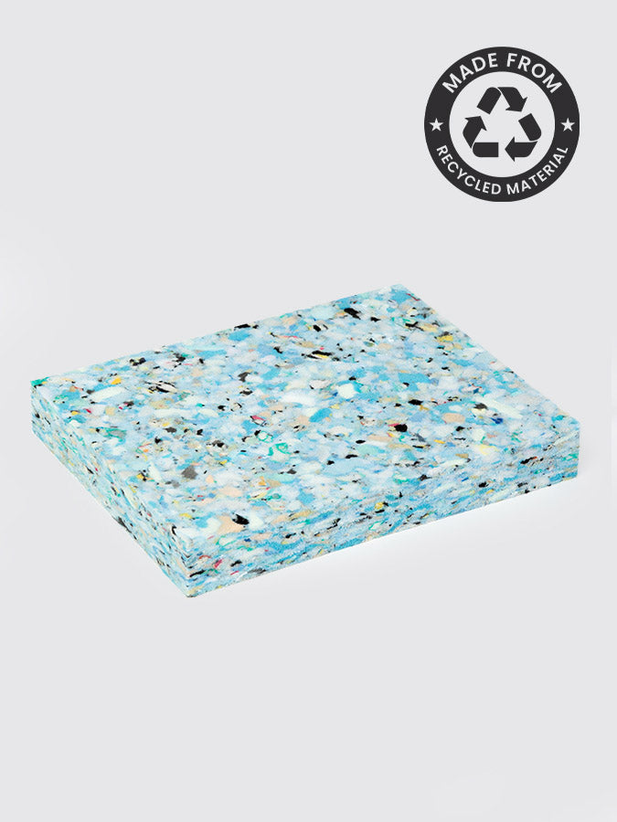 Recycled Chip Foam Pilates Head Block — 20x15x2.5cm