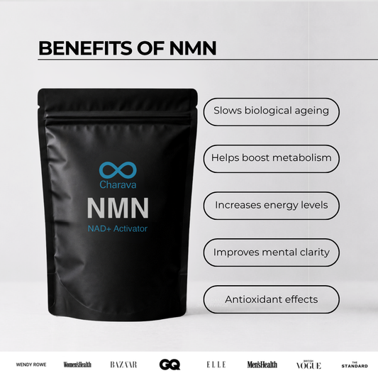 Charava NMN en polvo — 99.6% puro precursor de NAD+