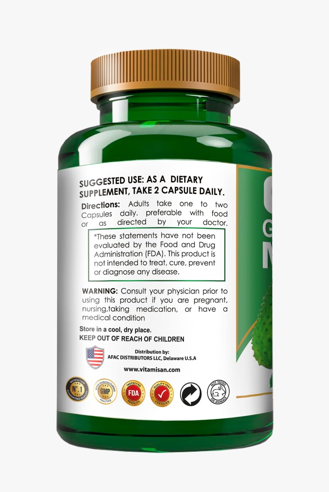 Graviola Soursop Green Superfood Capsules — Pack of 2 (240 Count)