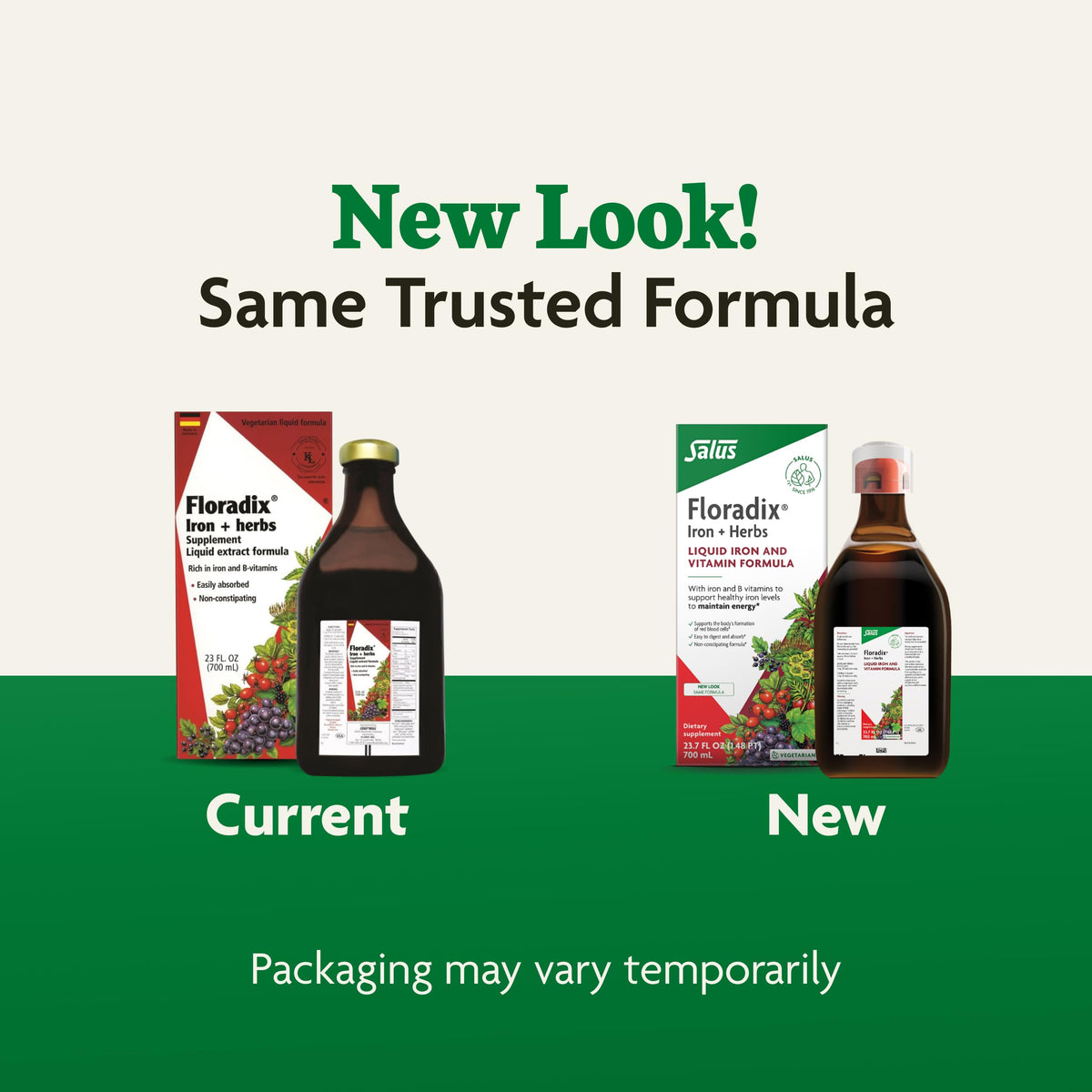 Floradix Hierro y Hierbas – Suplemento de hierro líquido con vitaminas C y complejo B | 23.7 fl oz