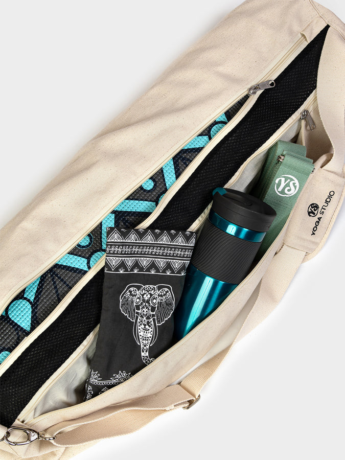 Yoga Studio GOTS Organic Cotton Yoga Bag – Eco-Friendly Kit Bag