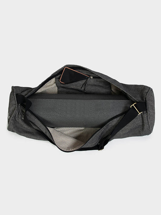 Bolsa de Algodón Orgánico Bicolor para Esterilla de Yoga Yoga Studio