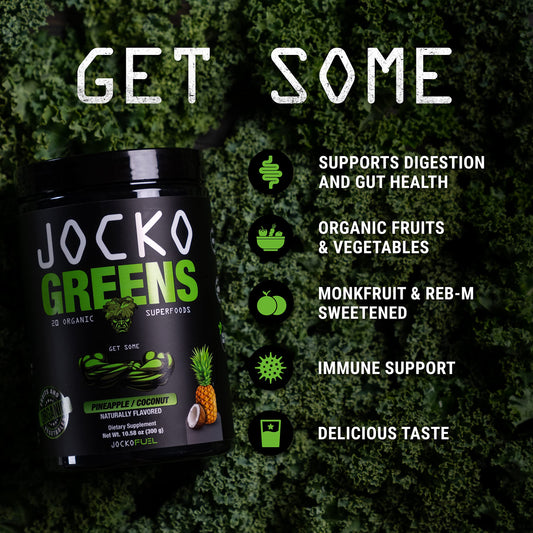 Jocko Fuel Daily Greens Powder – Pina Colada | 30 Servings - Calm Era