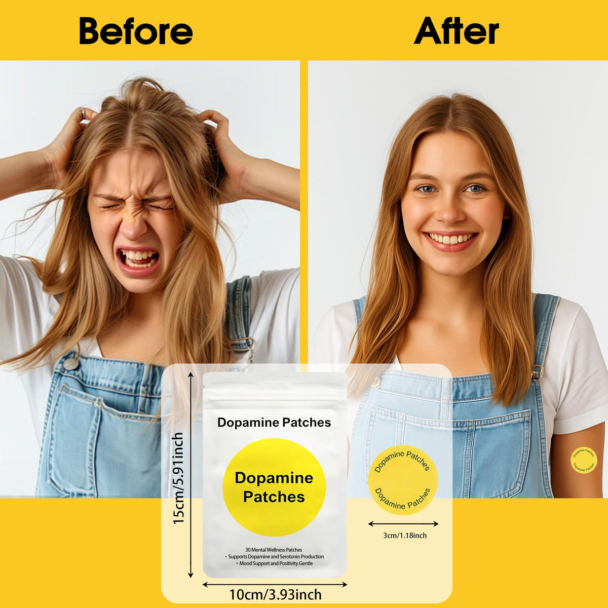 Liftouch Dopamine Patches – Focus, Mood & Motivation | Natural Transdermal