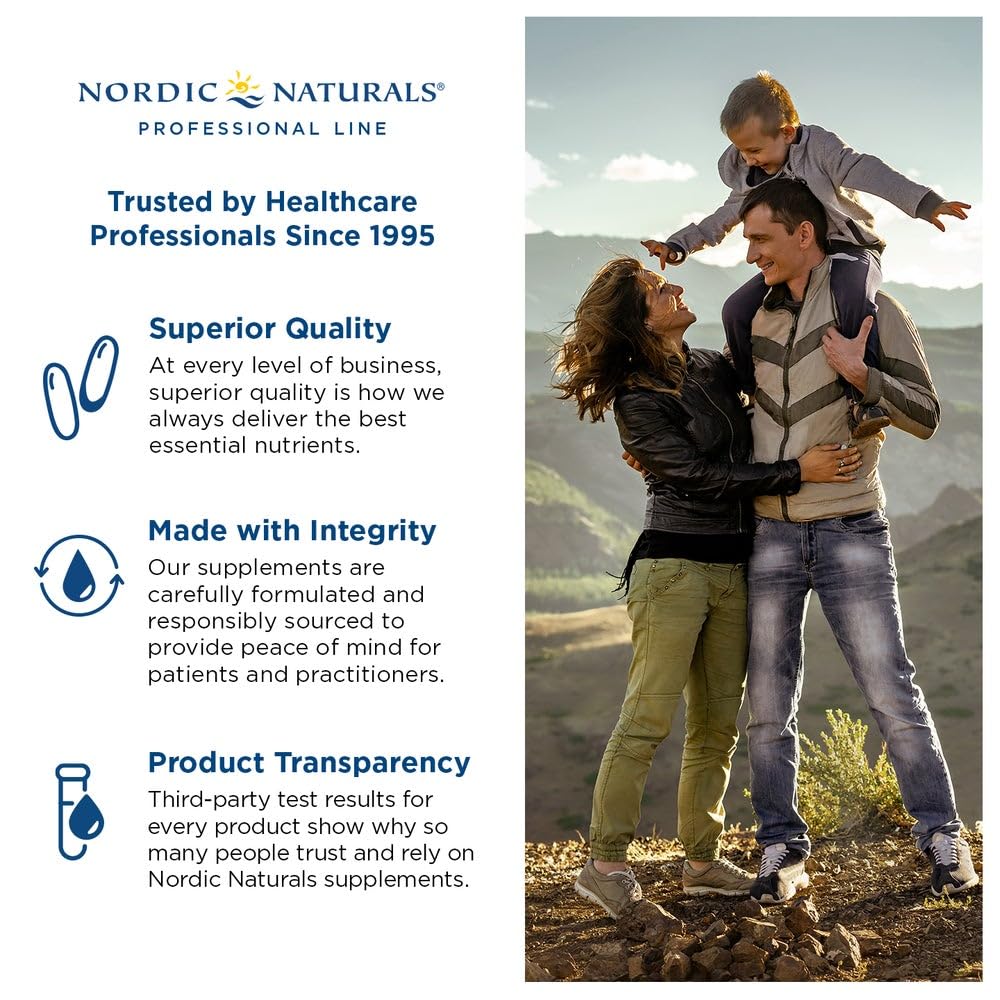 Nordic Naturals ProOmega 2000 Lemon Flavor – 120 Soft Gels, 2150 mg Omega-3 - Calm Era