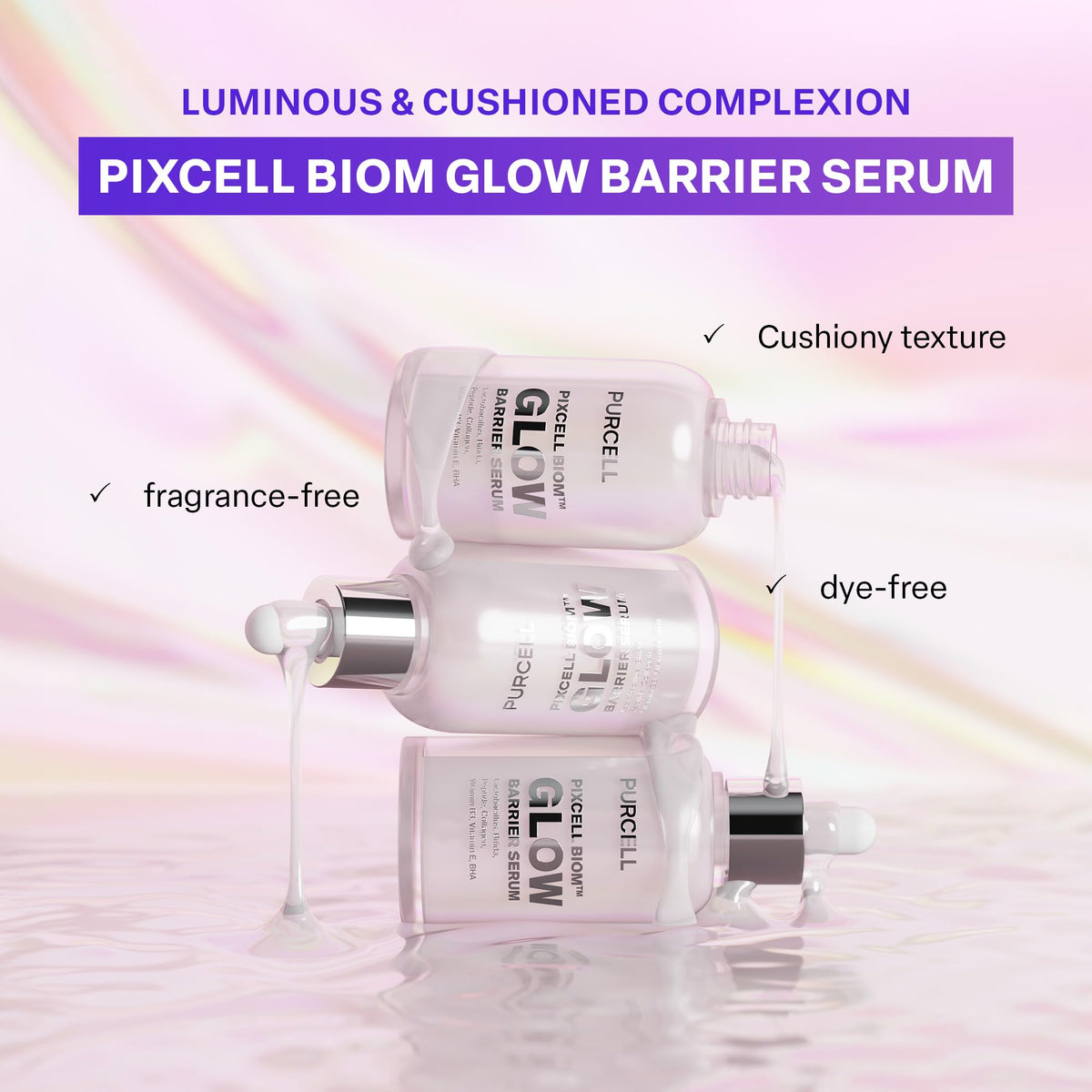 PURCELL Pixcell Biom Glow Barrier Serum – Hydration & Radiant Skin | 50ml