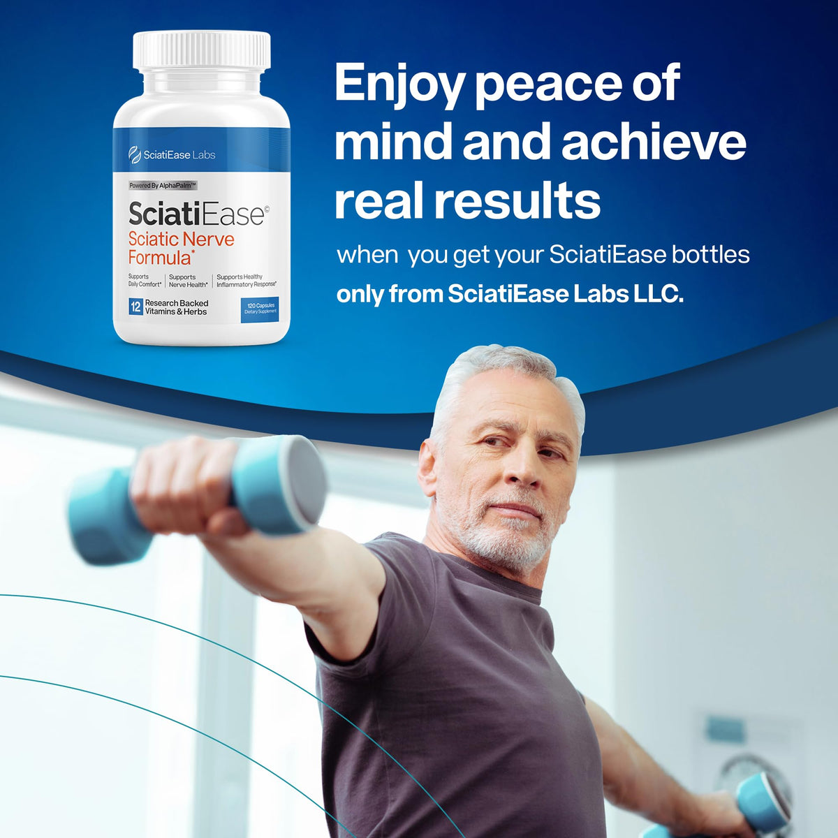 SciatiEase Nerve Comfort Supplement – 6 Bottle Bundle - Calm Era