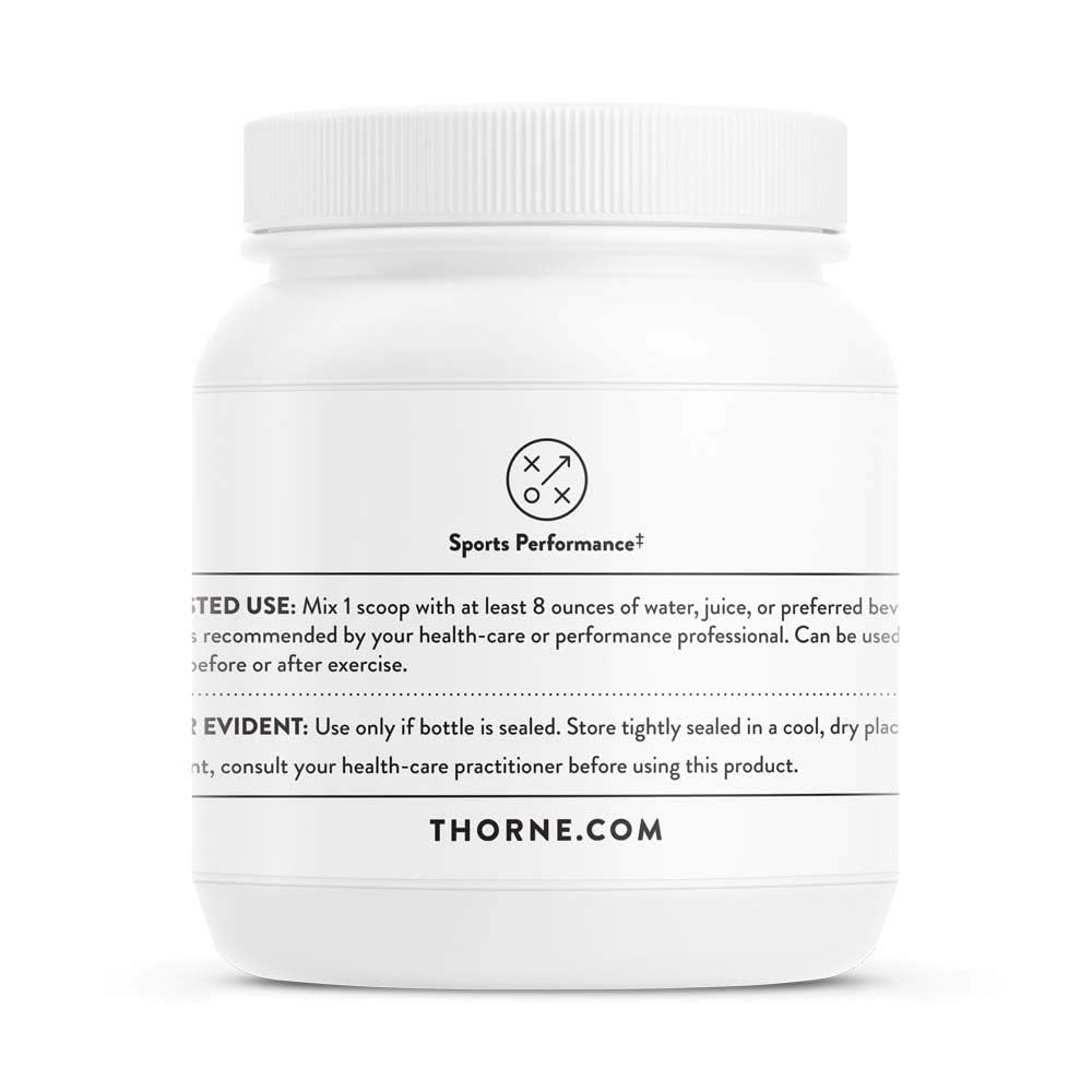 THORNE Creatina - Monohidrato de creatina micronizada en polvo para músculos y concentración | Certificado por NSF para el deporte | Sin sabor | 5 g por porción | 90 porciones