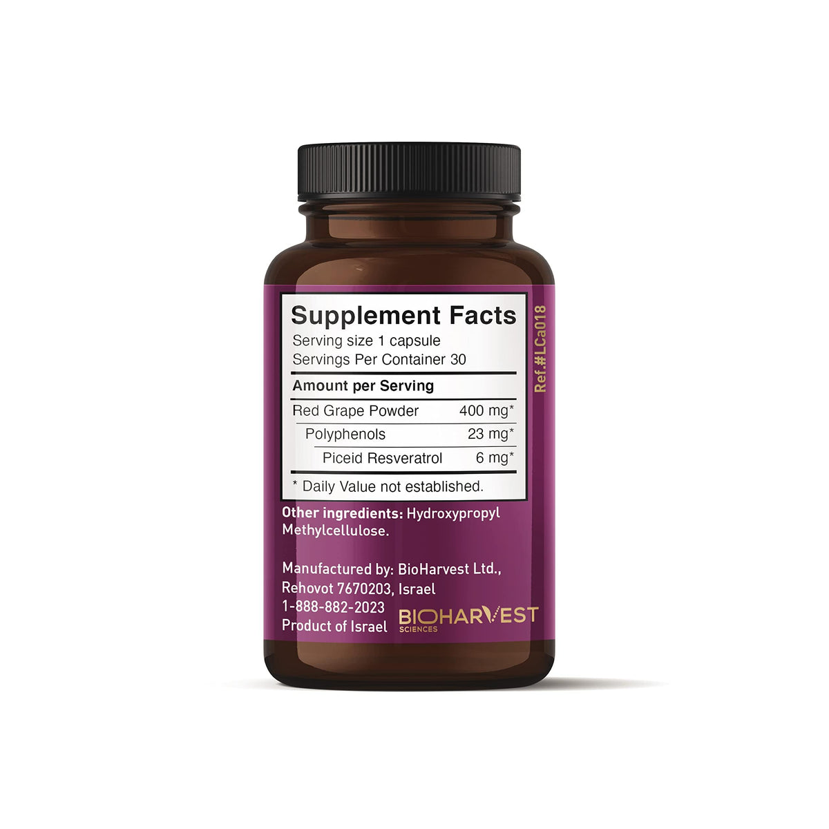 VINIA Piceid Resveratrol – Blood Flow & Heart Health | 60 Capsules - Calm Era