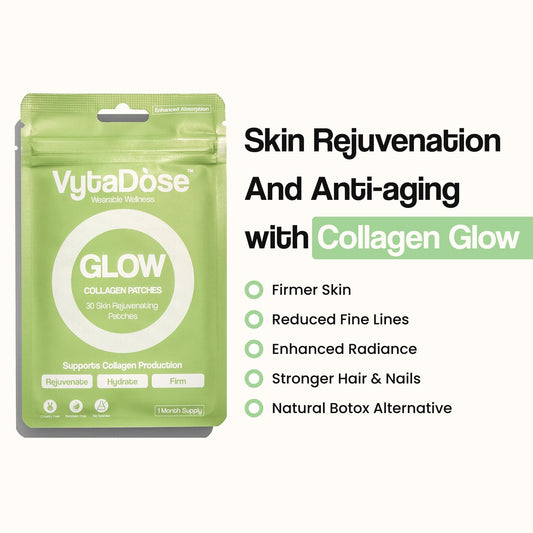 Parches de colágeno Vytadose para un brillo radiante – Fórmula 5 veces más potente | Piel, cabello y uñas