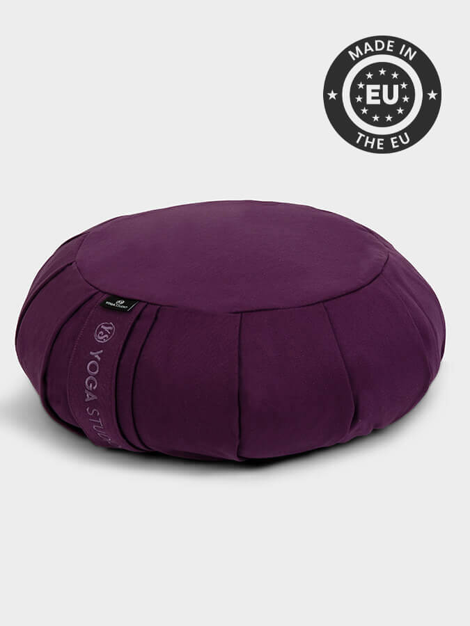 European Organic Buckwheat Zafu Round Meditation Cushion