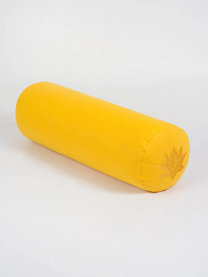 GOTS Organic Cotton Buckwheat Lotus Meditation Bolster