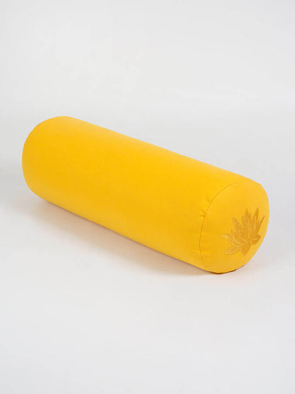 GOTS Organic Cotton Buckwheat Lotus Meditation Bolster