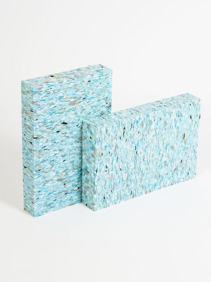 Yoga Studio Recycled Chip Foam Full Yoga Blocks Twin Pack