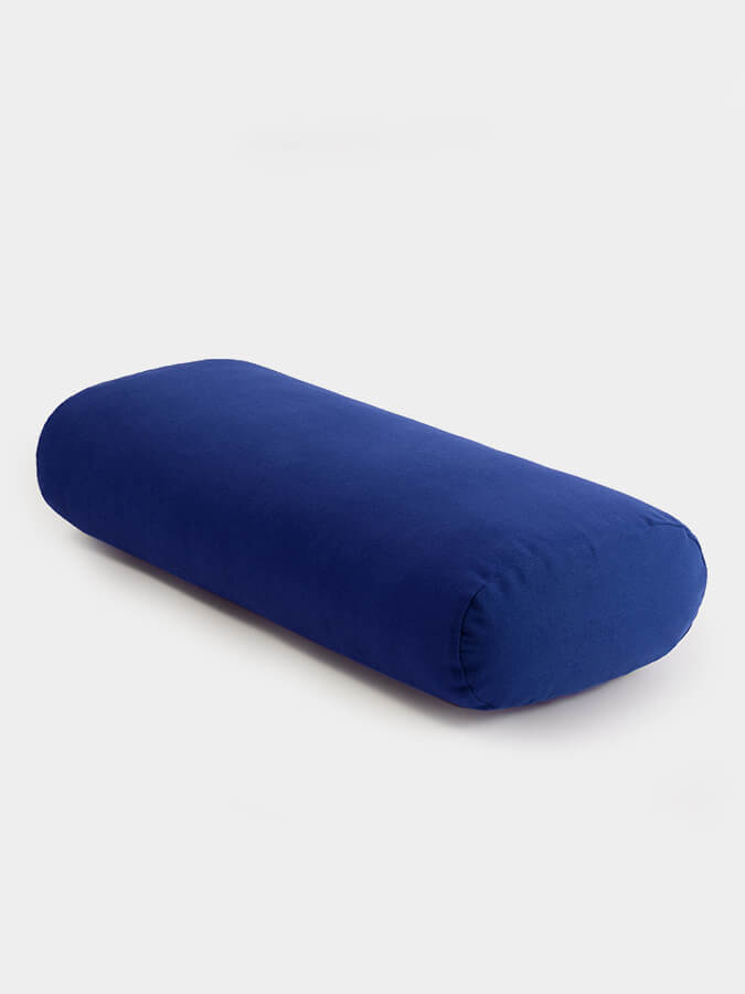 Rectangular Lightweight Yoga Bolster — Organic Cotton Cover