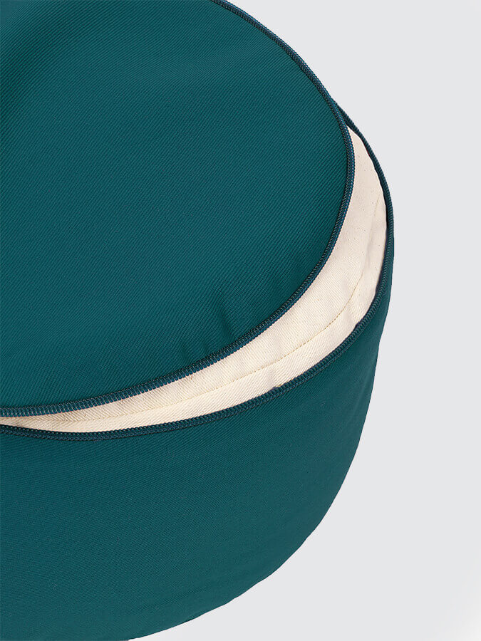 Yoga Studio Cylinder Meditation Cushion – Large | Firm Support for Seated Practice