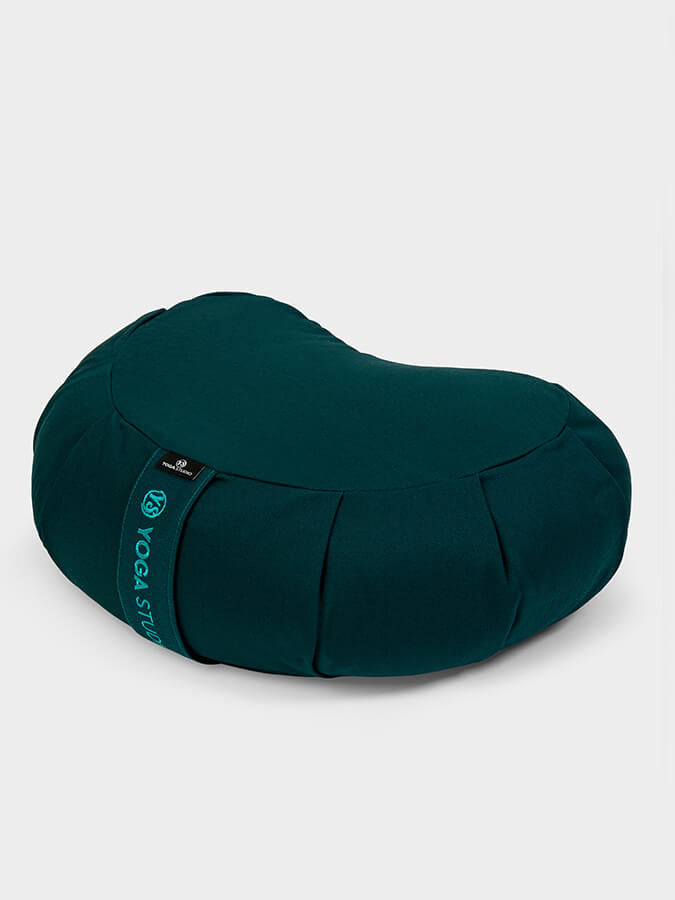European Organic Buckwheat Zafu Crescent Meditation Cushion