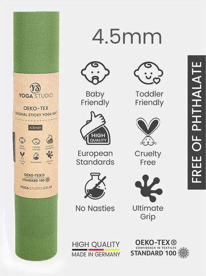 Esterilla de Yoga Oeko-Tex Yoga Studio Adherente 4.5mm