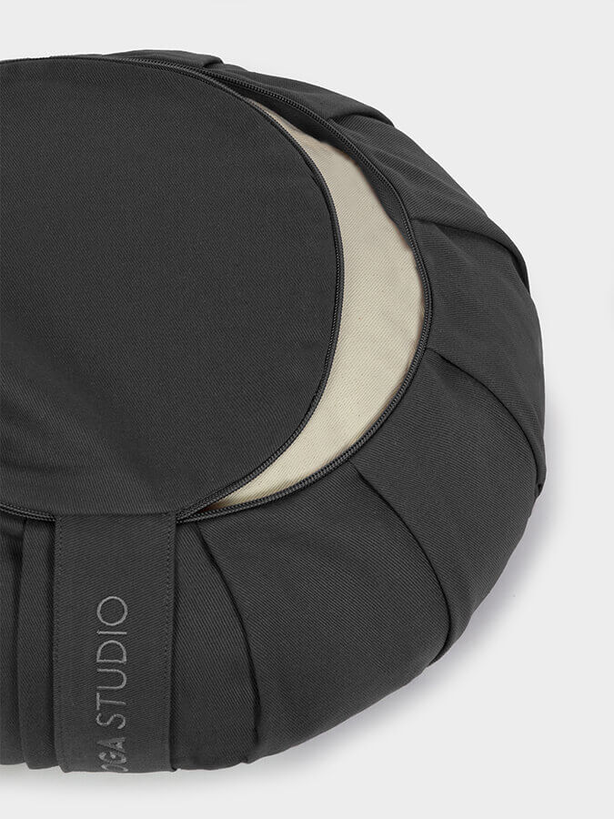 European Organic Buckwheat Zafu Round Meditation Cushion
