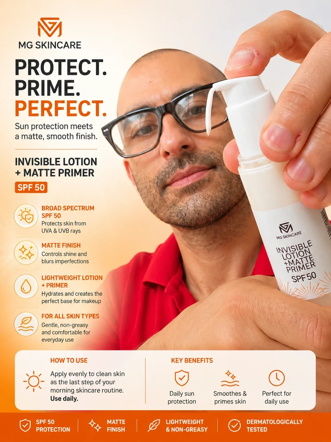MG Skincare Invisible Sun Lotion SPF50