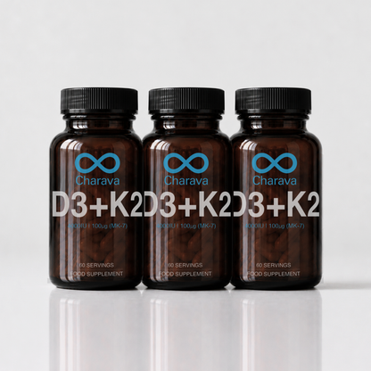 Charava Vitamina D3 (4000 UI) + K2 (MK-7)