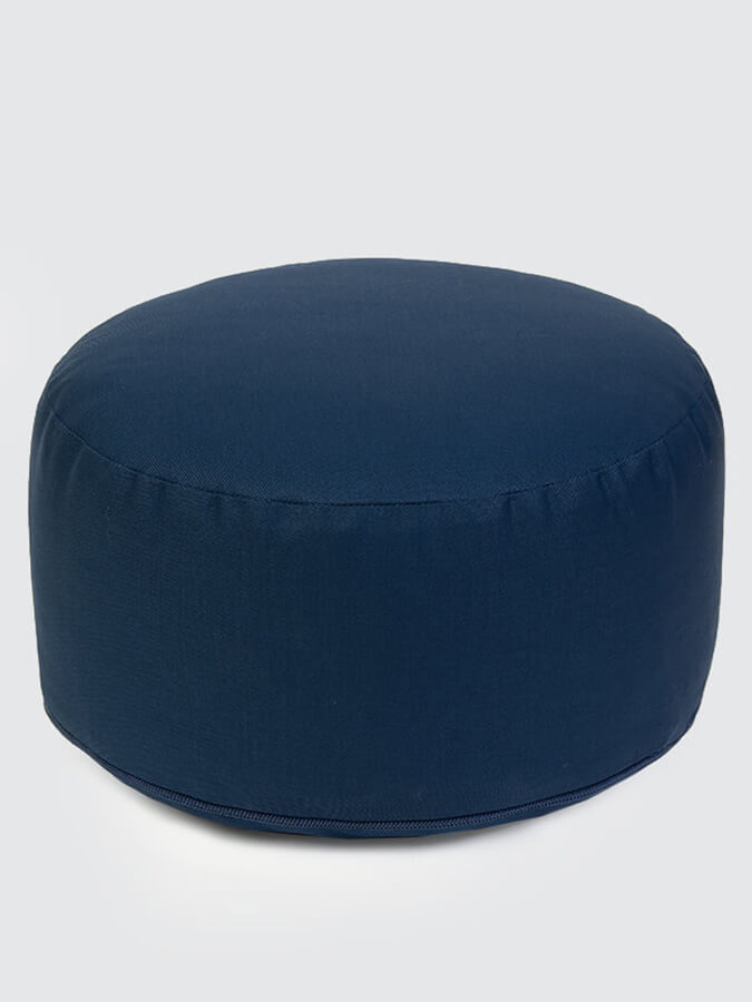 Yoga Studio Cylinder Meditation Cushion – Large | Firm Support for Seated Practice