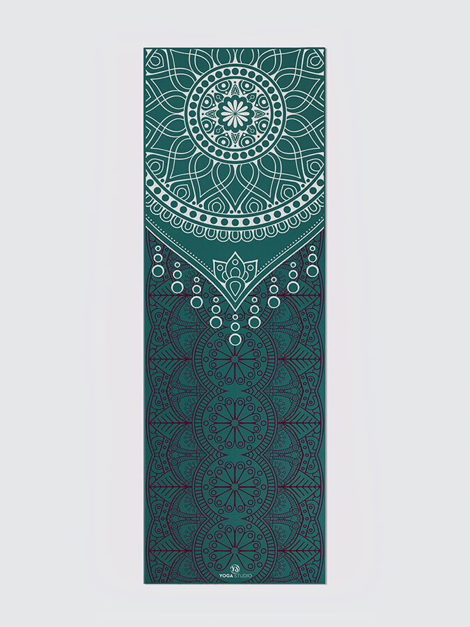Alfombrilla de yoga adhesiva reversible de 6 mm diseñada por Yoga Studio