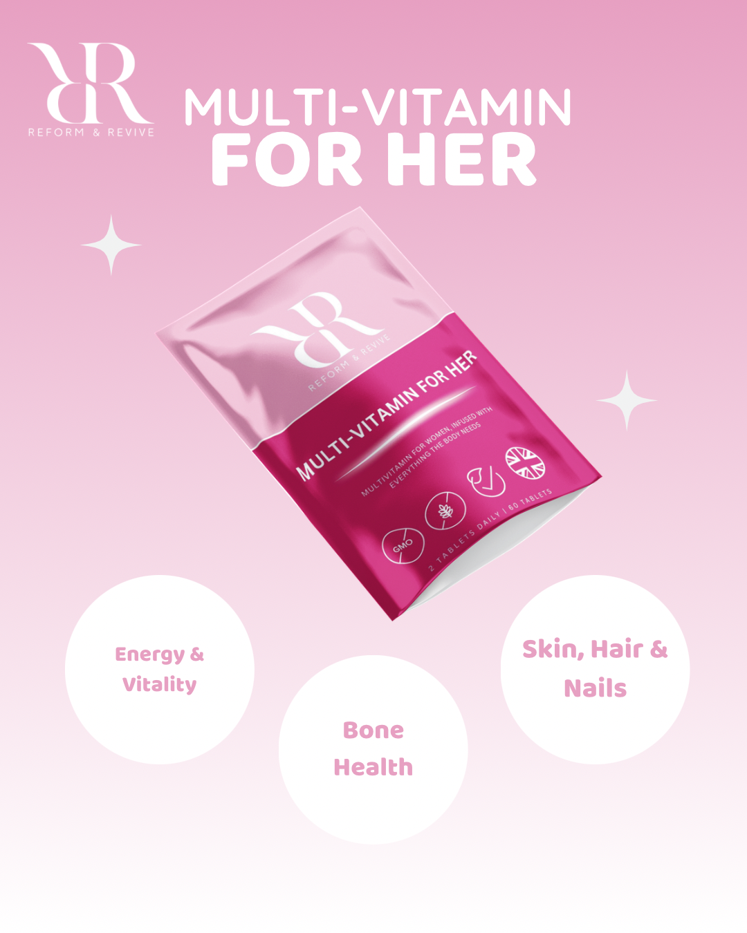 Reform and Revive Multi-Vitamin For Her, 60 Tablets