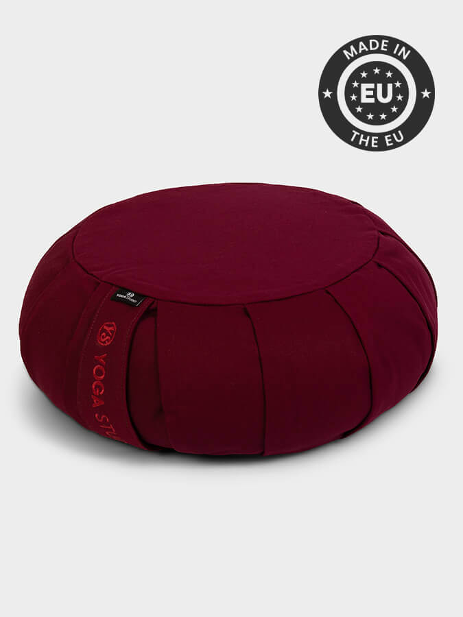 European Organic Buckwheat Zafu Round Meditation Cushion