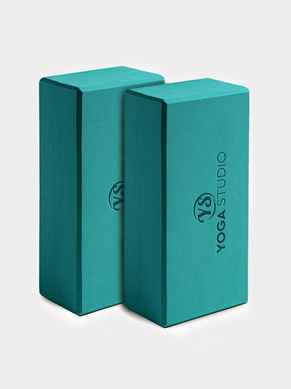 Pack doble de bloques de yoga de espuma EVA de Yoga Studio