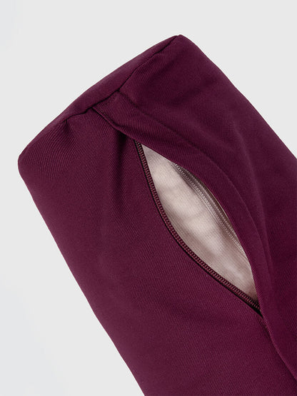 Rectangular Lightweight Yoga Bolster — Organic Cotton Cover