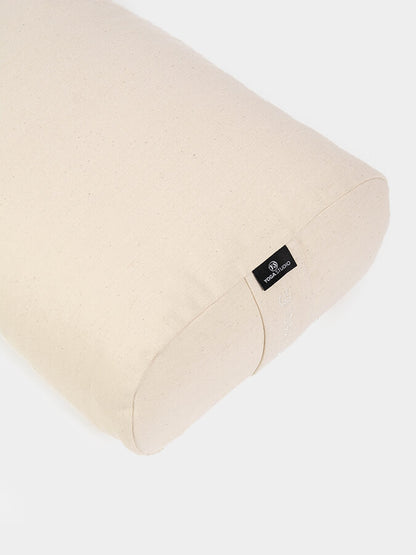 Rectangular Lightweight Yoga Bolster — Organic Cotton Cover