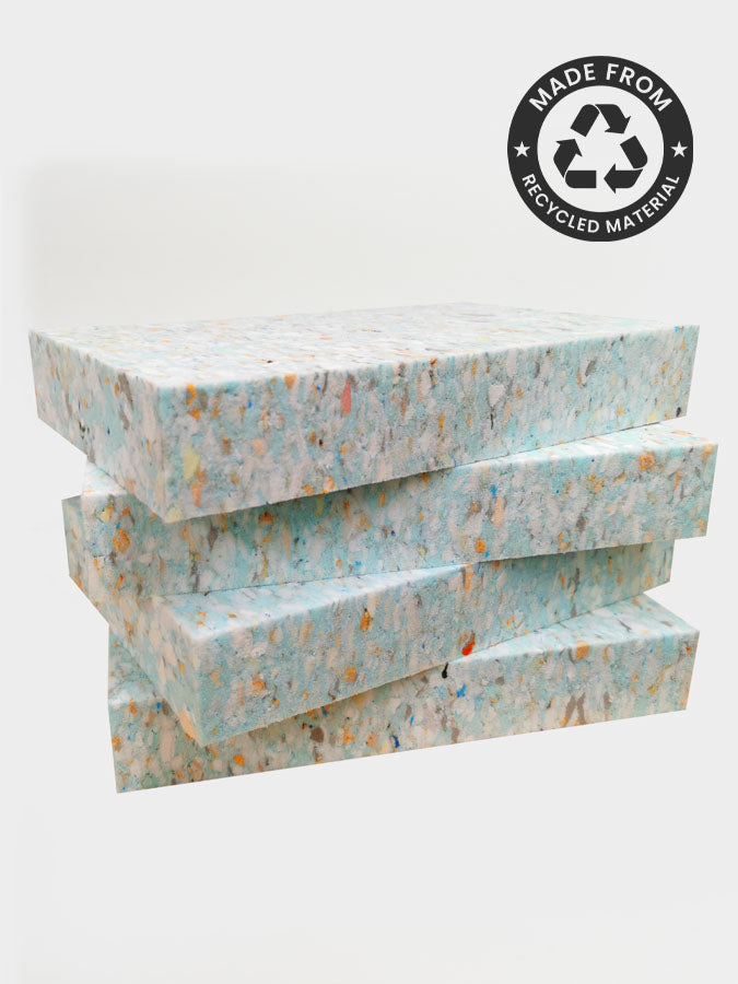 Recycled Chip Foam Full Yoga Blocks — 4 Pack