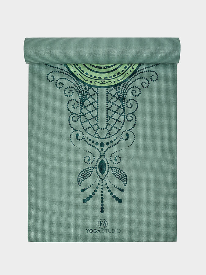 Alfombrilla de yoga adhesiva reversible de 6 mm diseñada por Yoga Studio