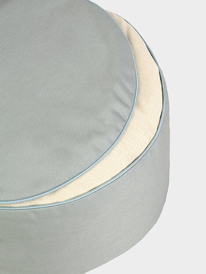 Yoga Studio Cylinder Meditation Cushion – Large | Firm Support for Seated Practice