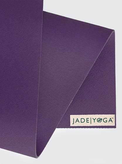 Esterilla de yoga de caucho natural Jade Yoga Harmony de 74" y 5 mm