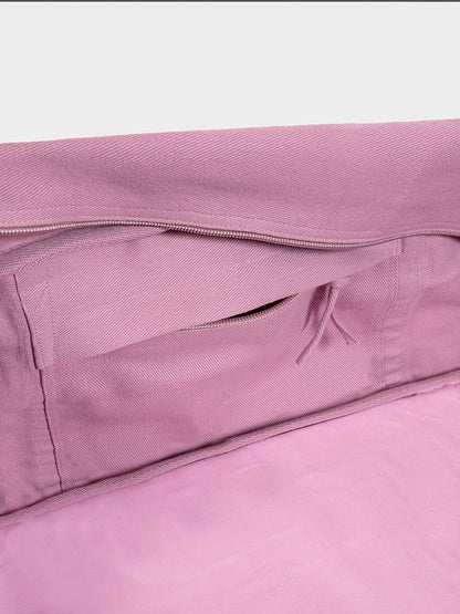 Bolsa de kit para equipo de yoga de algodón orgánico GOTS