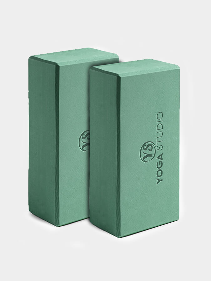 Pack doble de bloques de yoga de espuma EVA de Yoga Studio