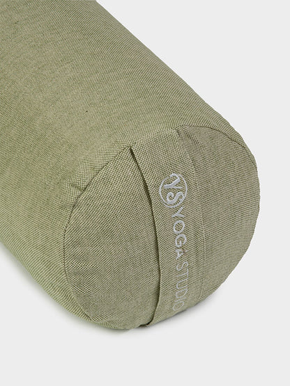 Cojín de meditación de trigo sarraceno orgánico de dos tonos Yoga Studio