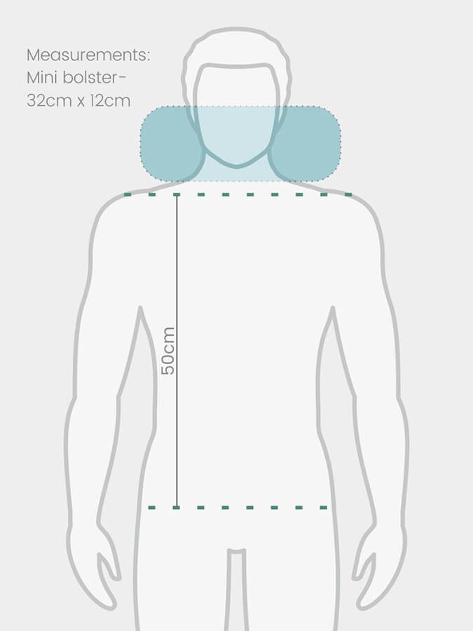 Minibolson orgánico ligero para meditación de Yoga Studio