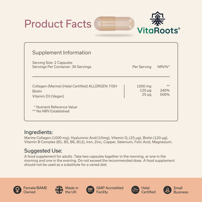 Vitaroots Inner Beauty Multivitamin Capsules