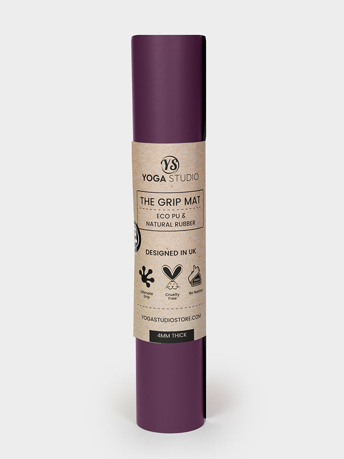 Yoga Studio The Grip Alignment Yoga Mat – Non-Slip & Cushioned | 4mm
