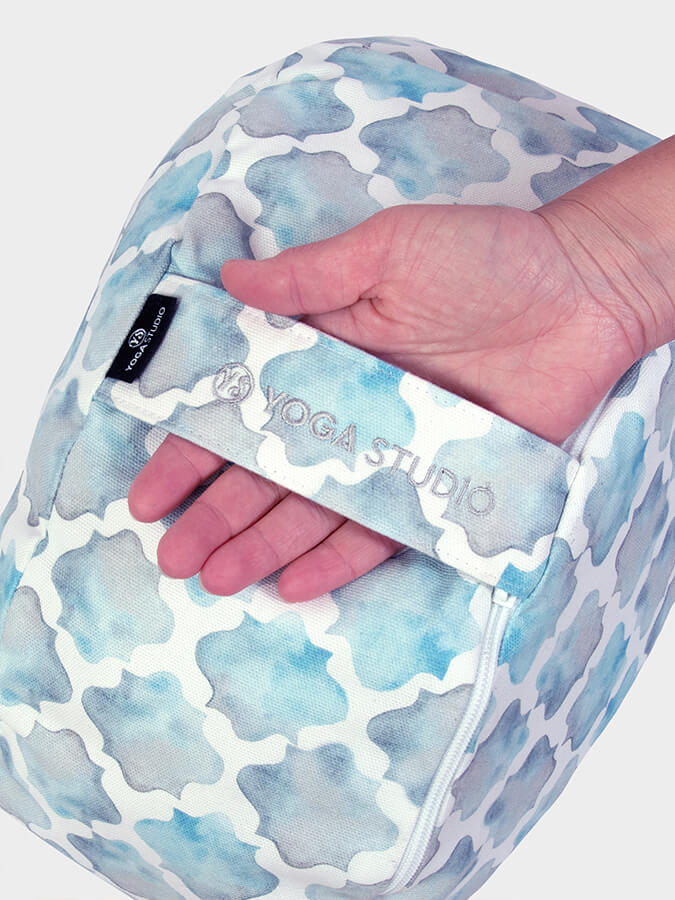 Yoga Studio Cylinder Meditation Cushion – Large | Firm Support for Seated Practice