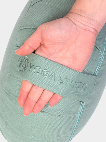 Yoga Studio GOTS Organic Cotton Round Lotus Zafu Buckwheat Cushion
