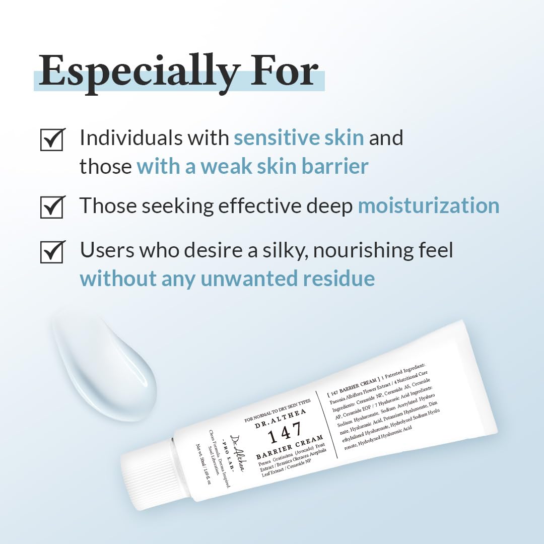 DR. ALTHEA 147 Barrier Cream – Daily Skin Barrier Repair & Care