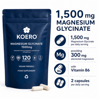 Glicinato de Magnesio + Vitamina B6 – 120 Cápsulas