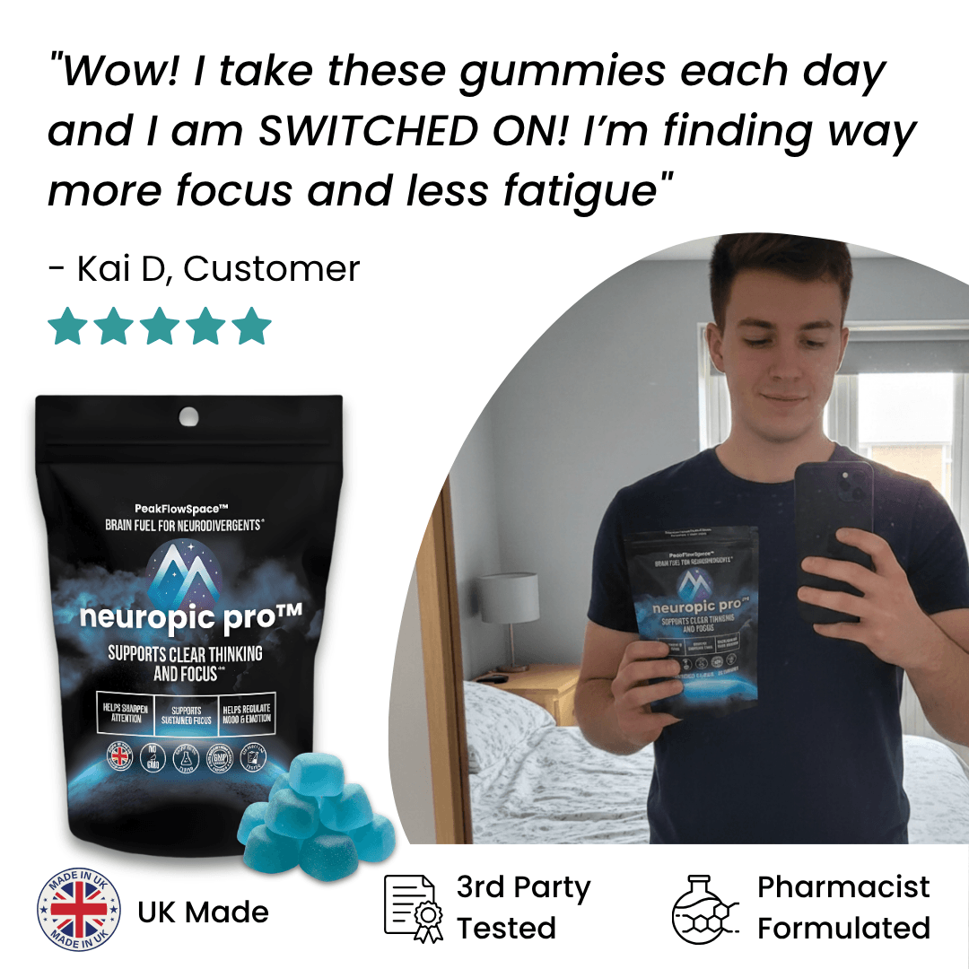 Neuropic Pro Nootropic Focus Gummies – Brain Support & Mental Clarity
