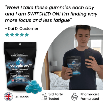 Neuropic Pro Nootropic Focus Gummies – Brain Support & Mental Clarity