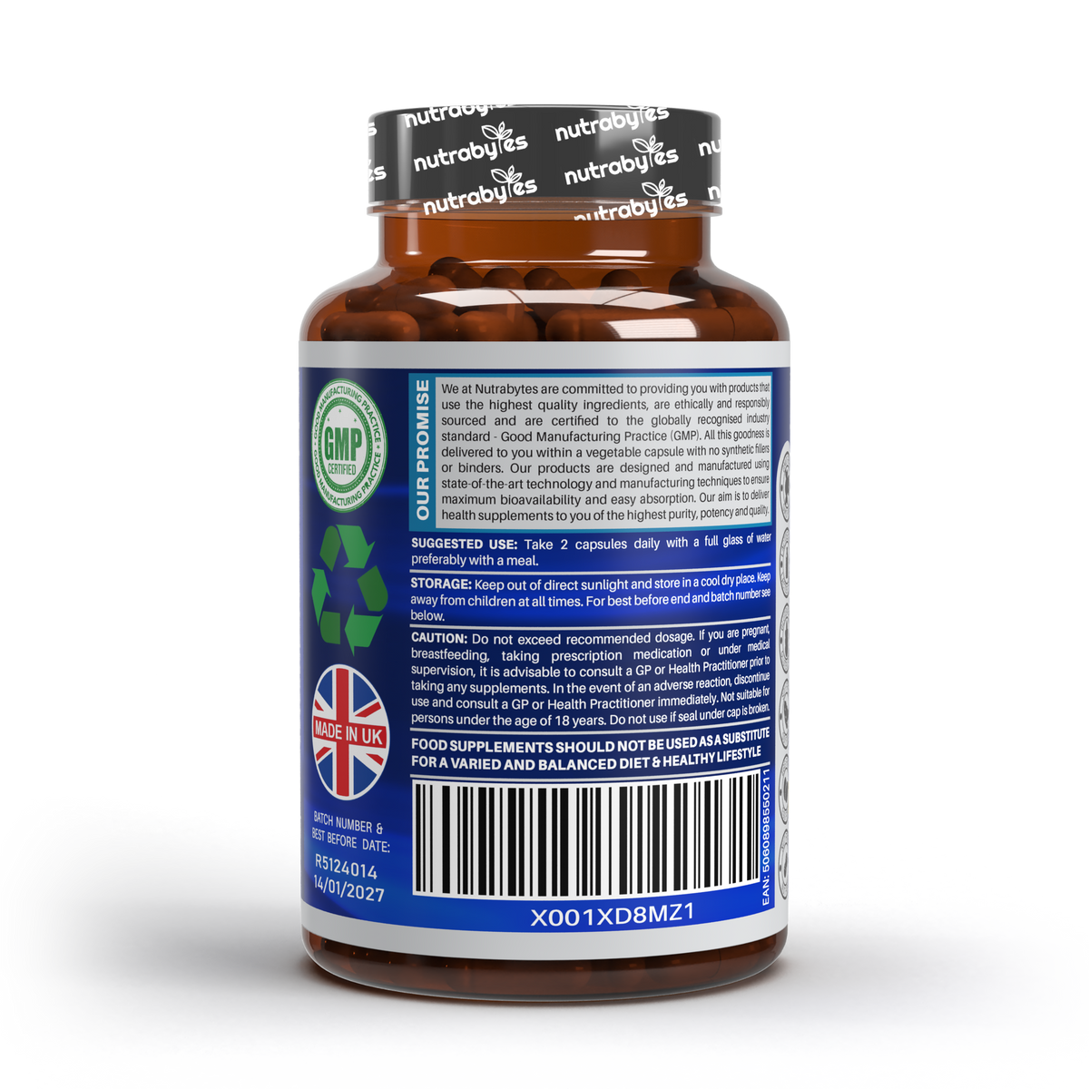 Ultimate Marine Collagen Capsules | Hyaluronic Acid, Vitamin C & Retinyl Acetate | 180 Capsules | 3-Month Supply