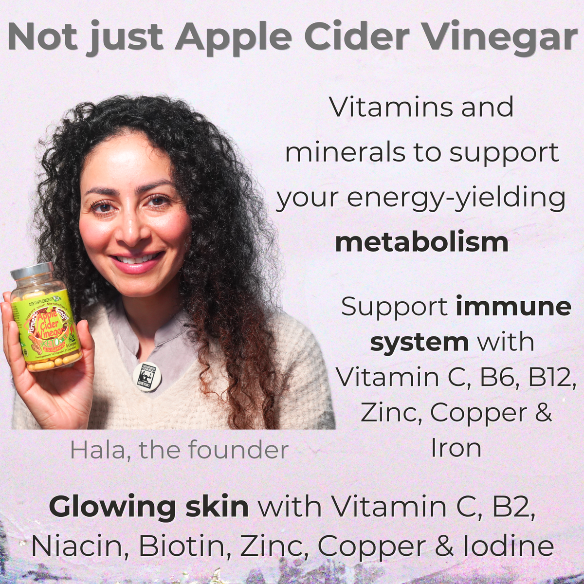 Dietapplements Apple Cider Vinegar Capsules with Vitamins & Minerals